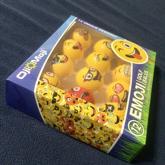 Oji💥Moji 12 Emoji Golf Balls - Picture 4 of 4